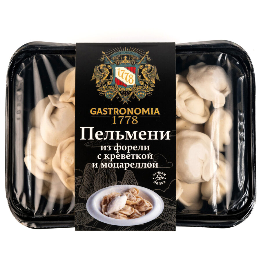 Пельмени форель креветка моцарелла Гастрономия 1778