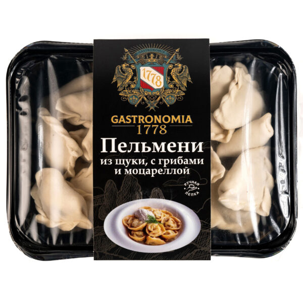 Пельмени из щуки с грибами и моцареллой Гастрономия 1778