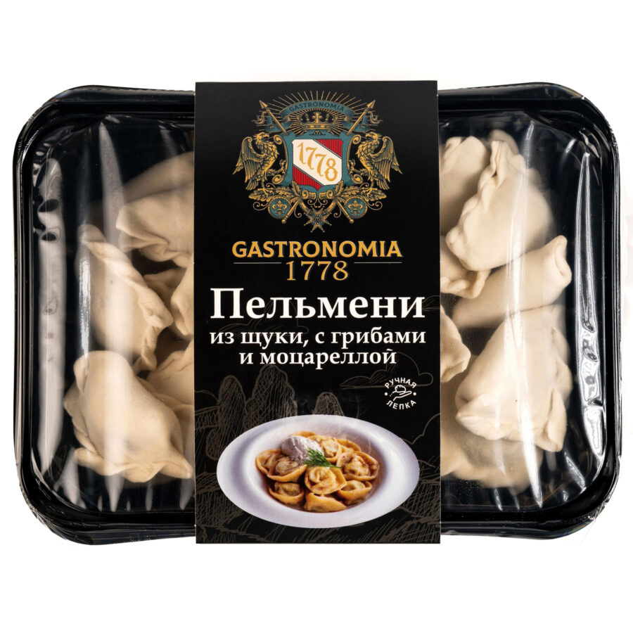 Пельмени из щуки с грибами и моцареллой Гастрономия 1778