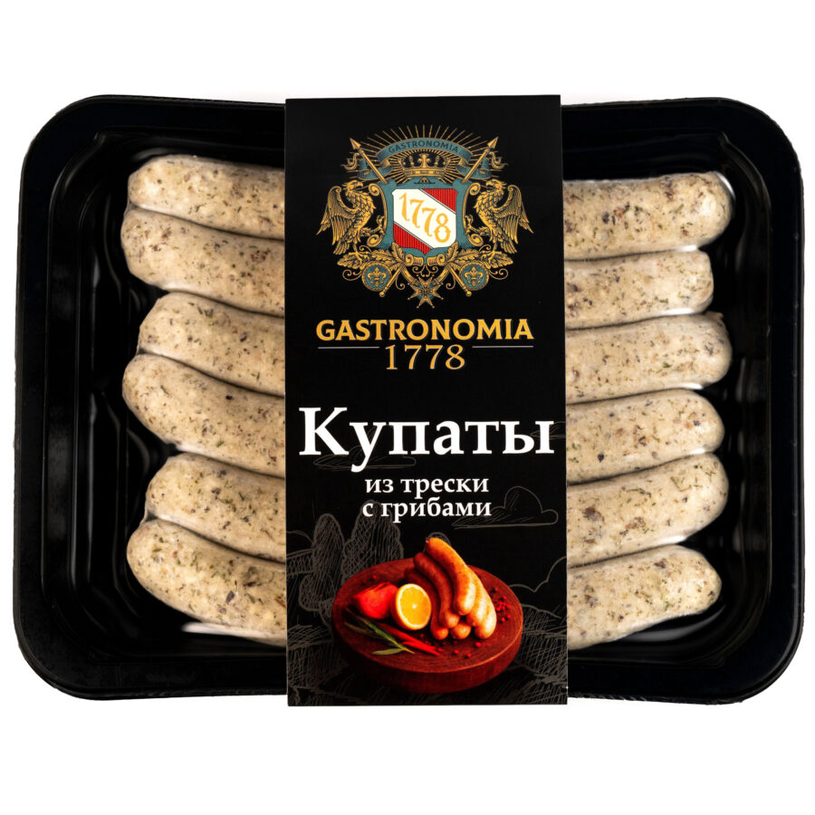 Купаты из трески с грибами Гастрономия 1778